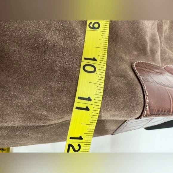 ♠️ Kate Spade ♠️ Brown Shoulder Bag with Suede and Leather - Picture 13 of 16